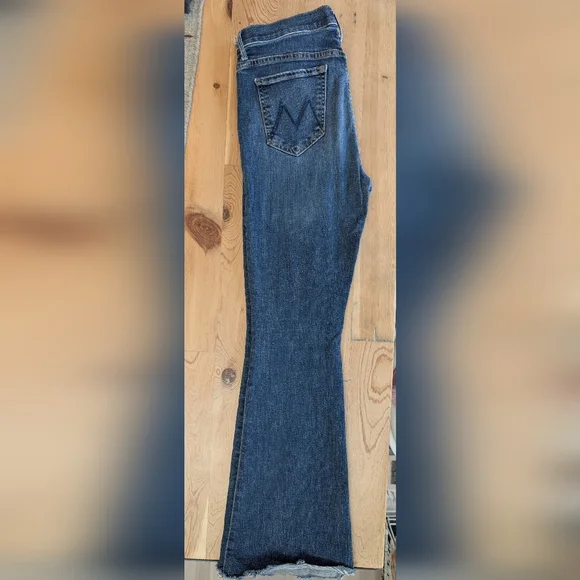 Mother Weekender Fray Sz. 29 Blue Denim Jeans - Picture 3 of 8